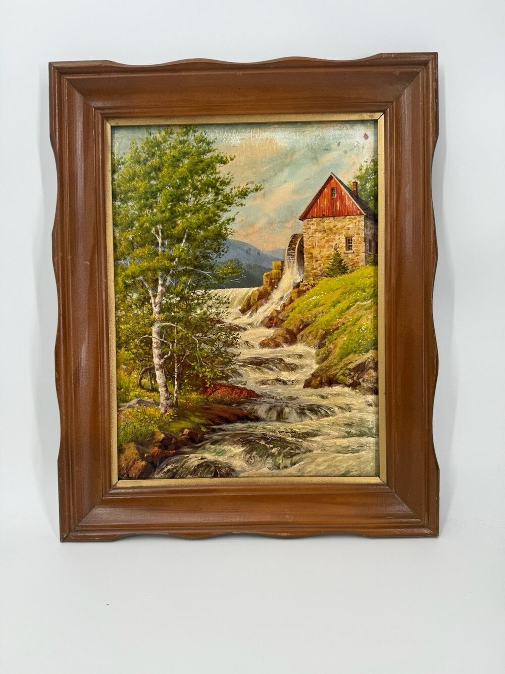 Vintage Winde Fine Prints Litho BREATH OF SPRING Westal ART Retro Water wheel